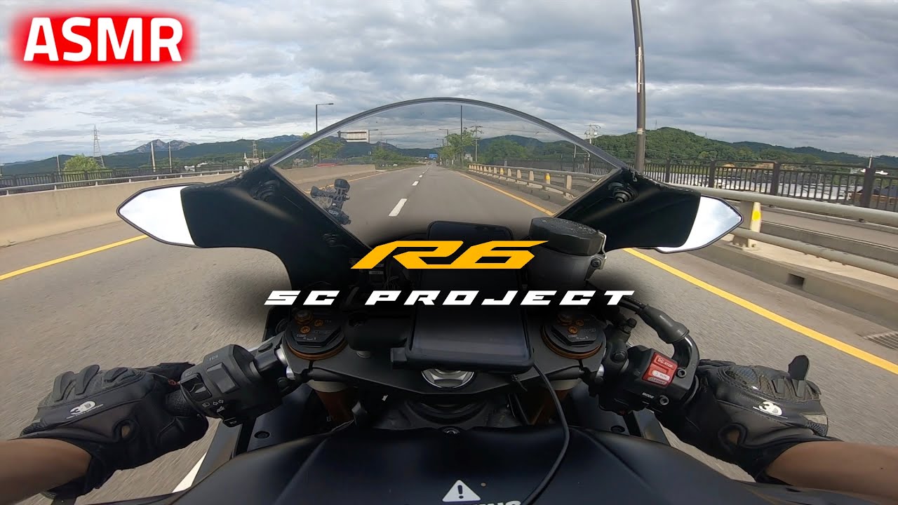 YZF R6 City Riding / SC project S1 / Full system / ASMR