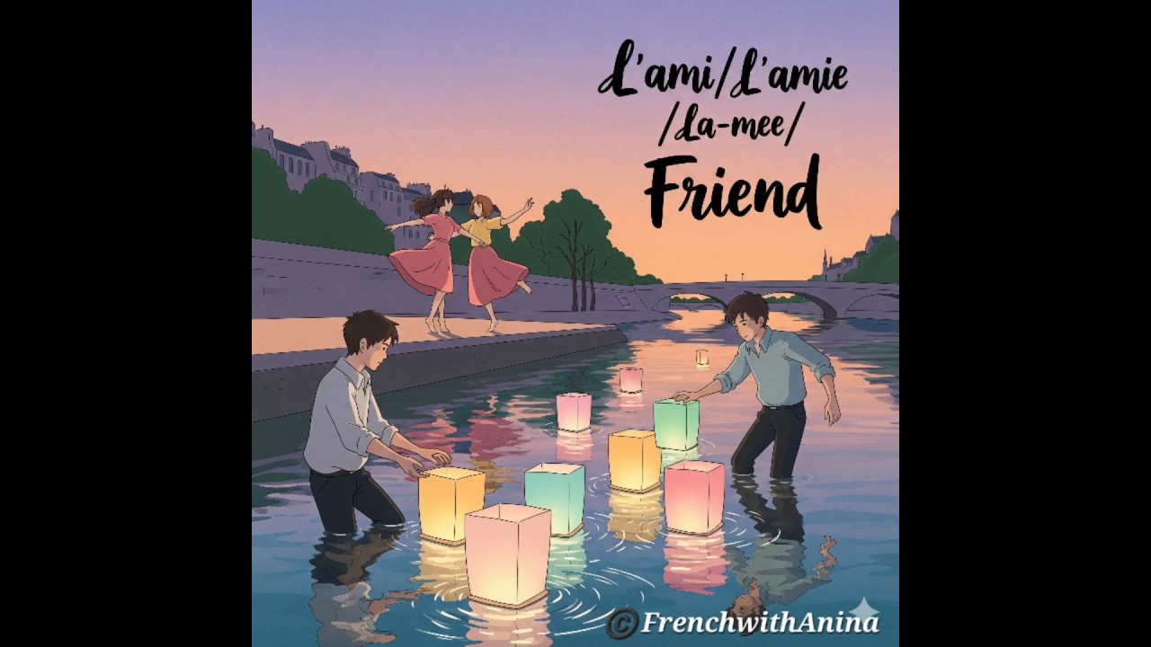 🇫🇷 FRENCH A1 Family vocab: #friends #relationship #frenchlesson #tutorial #easyfrench  #friendship
