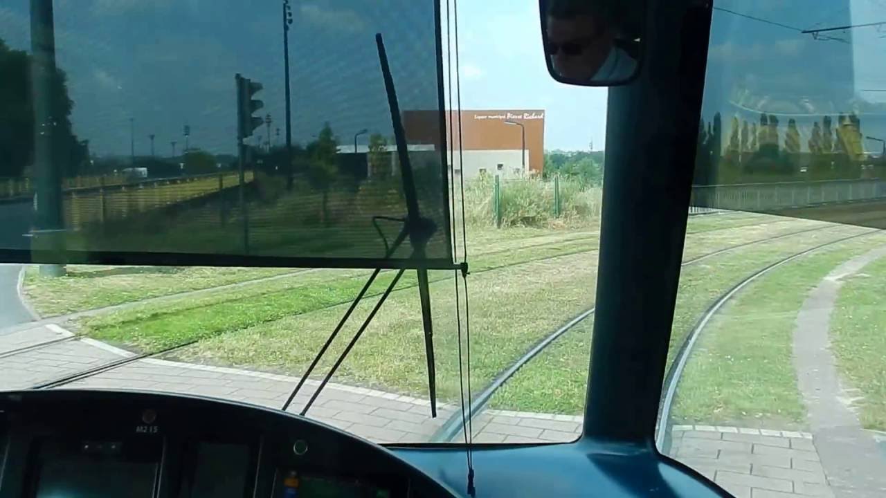 Cab Ride Tramway Valenciennes - ligne T1 - de Université à Hotel de ville d'Anzin
