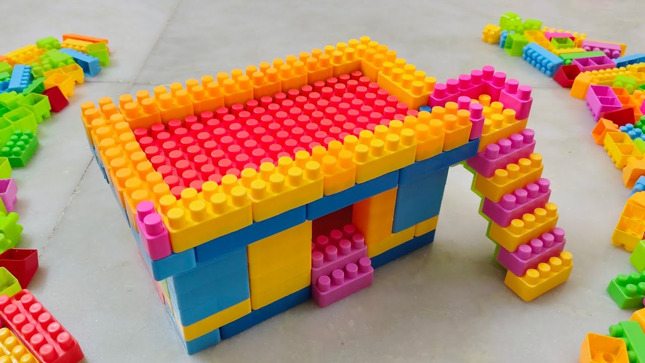 Satisfying DIY House ASMR/building blocks/block game/lego building blocks #asmr#buildingblocks#lego