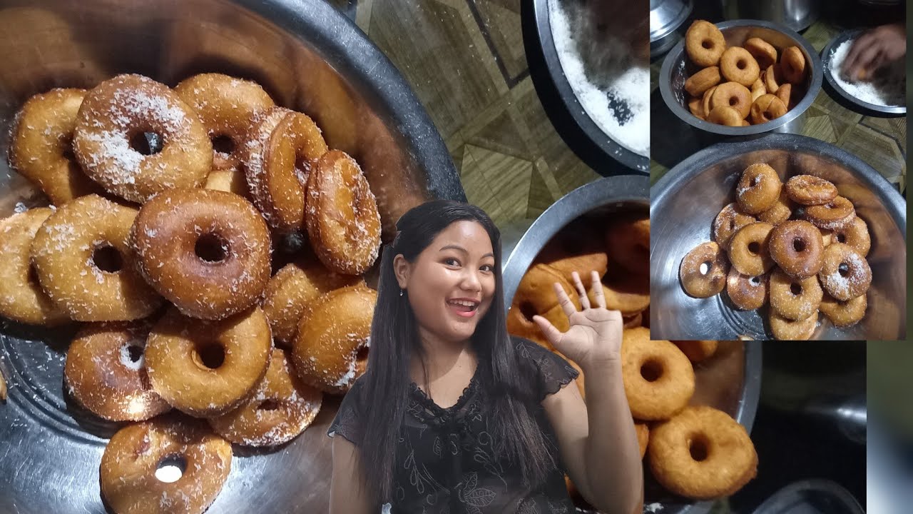 Donut ko Nokko Nengrae tarie chabo step by step Recipe ko Mesokatenga||