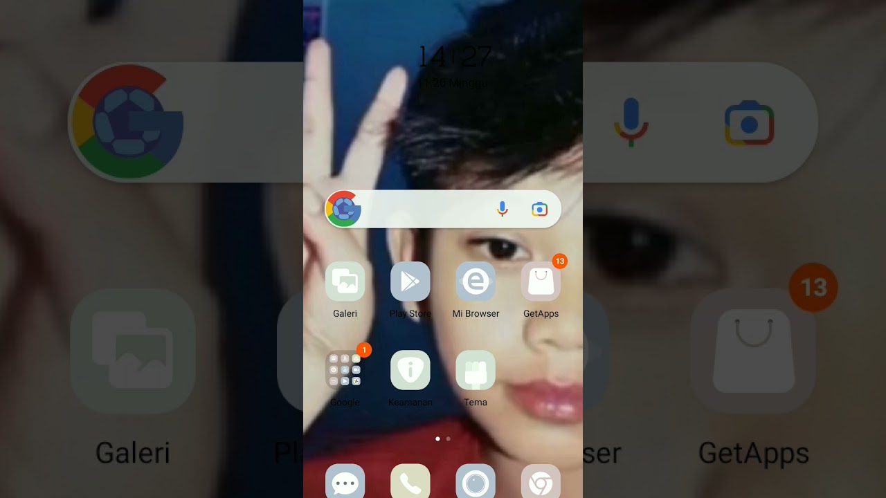 tutorial mengganti wallpaper HP kamu pakai foto apa saja