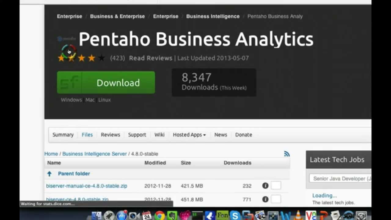 Pentaho BI 101 - Introduction Part1