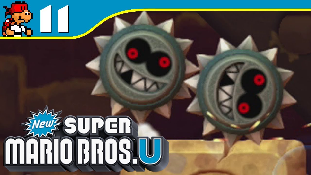 New Super Mario Bros. U | Башня Стоунслайд - Башня Слоеный Торт - 11 (Прохождение для Wii U)
