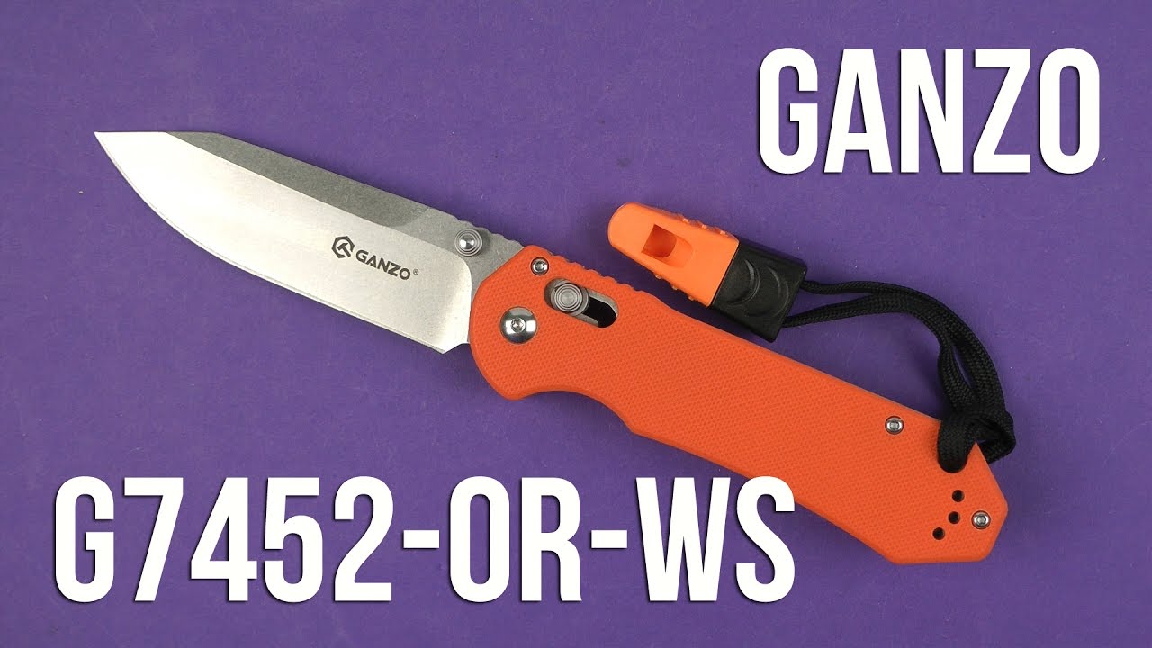 Распаковка Ganzo G7452-WS Orange