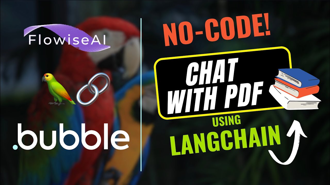 Создайте приложение LangChain для чата с PDF без написания кода с помощью Flowise и Bubble