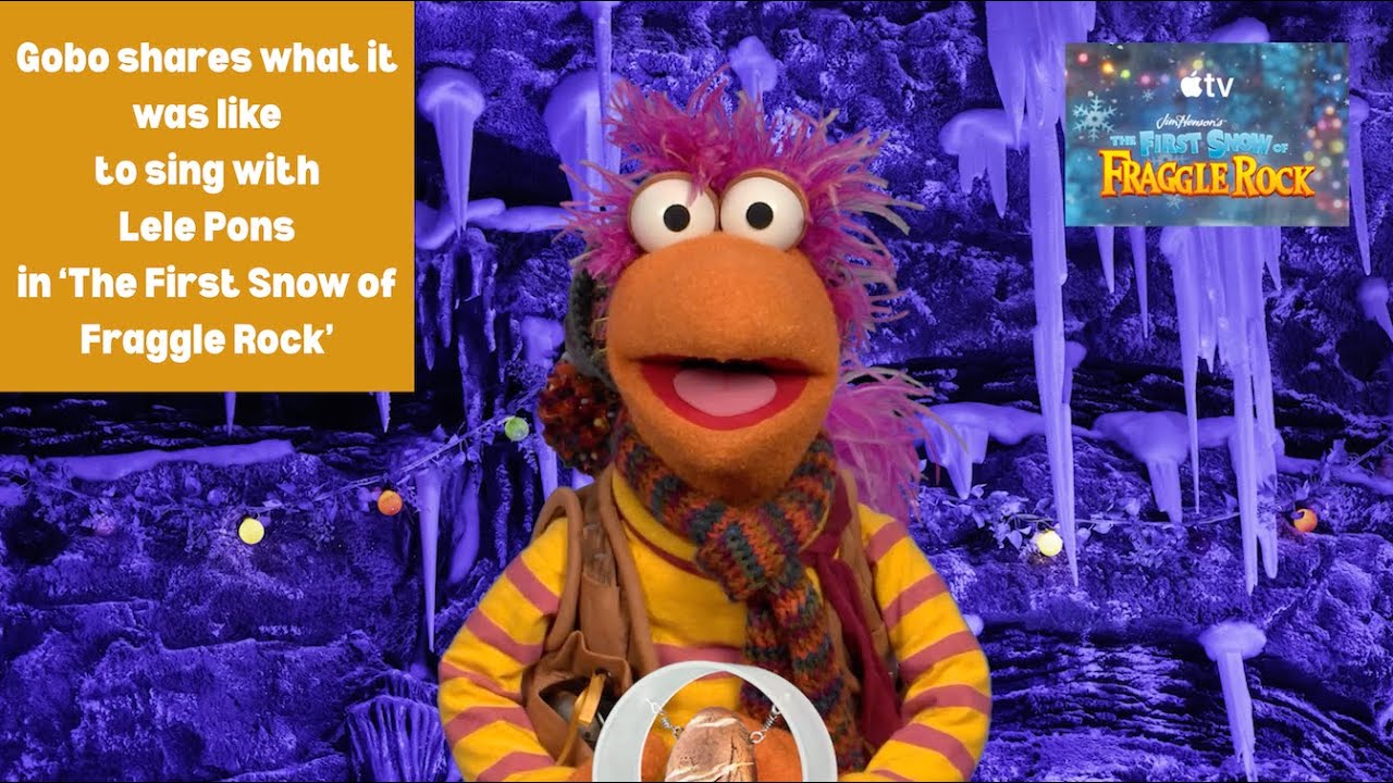 Gobo shares what it was like to sing with Lele Pons in 'The First Snow of Fraggle Rock'