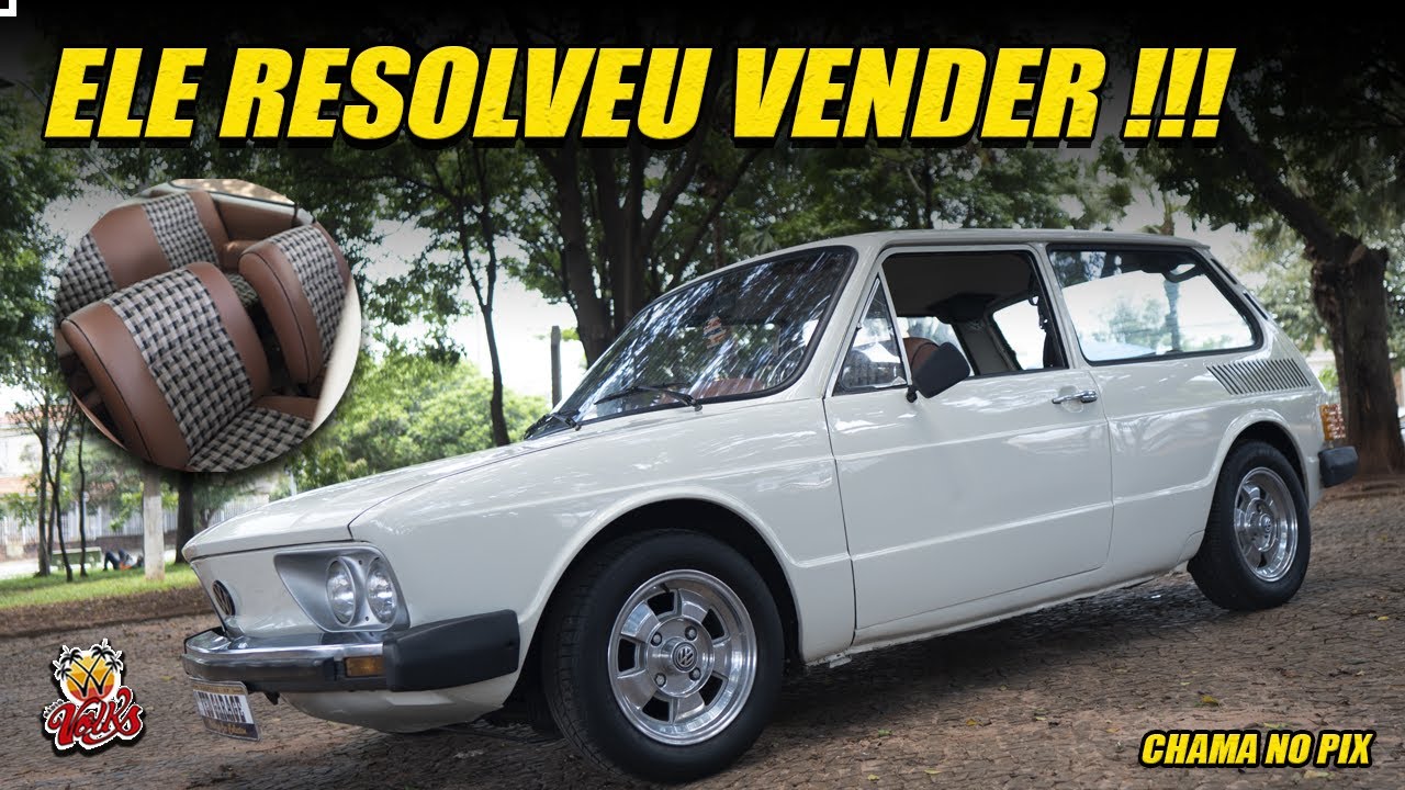 ELE RESOLVEU VENDER A VW BRASILIA DA FAMÍLIA