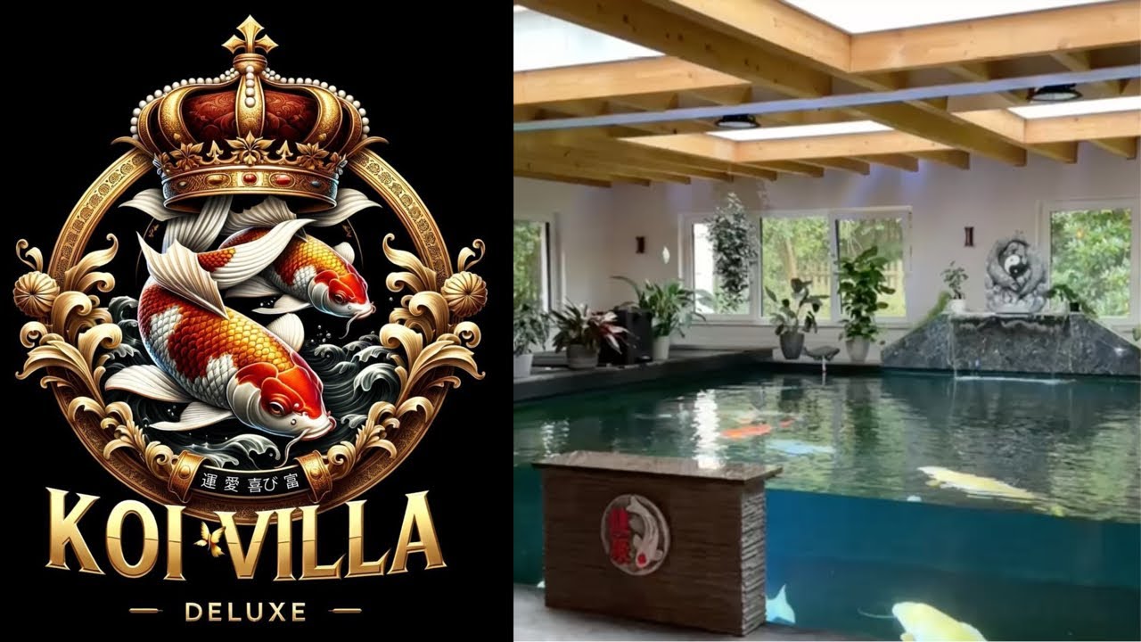 Zu Besuch bei Koi Villa Deluxe! Angie & Sascha‘s Indoor Koi Teich der Superlative!