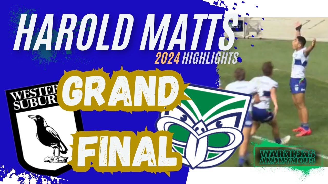 GRAND FINAL 2024 | Warriors v Magpies | Harold Matts I HIGHLIGHTS