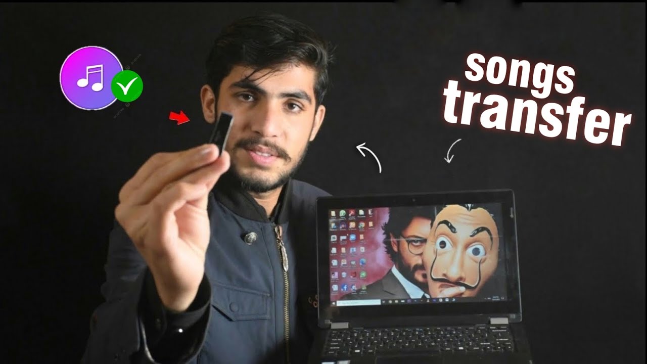 Как перенести песни с ноутбука на USB-накопитель