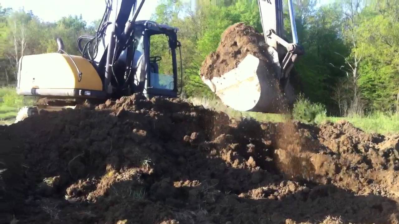 Volvo ew 160 excavator