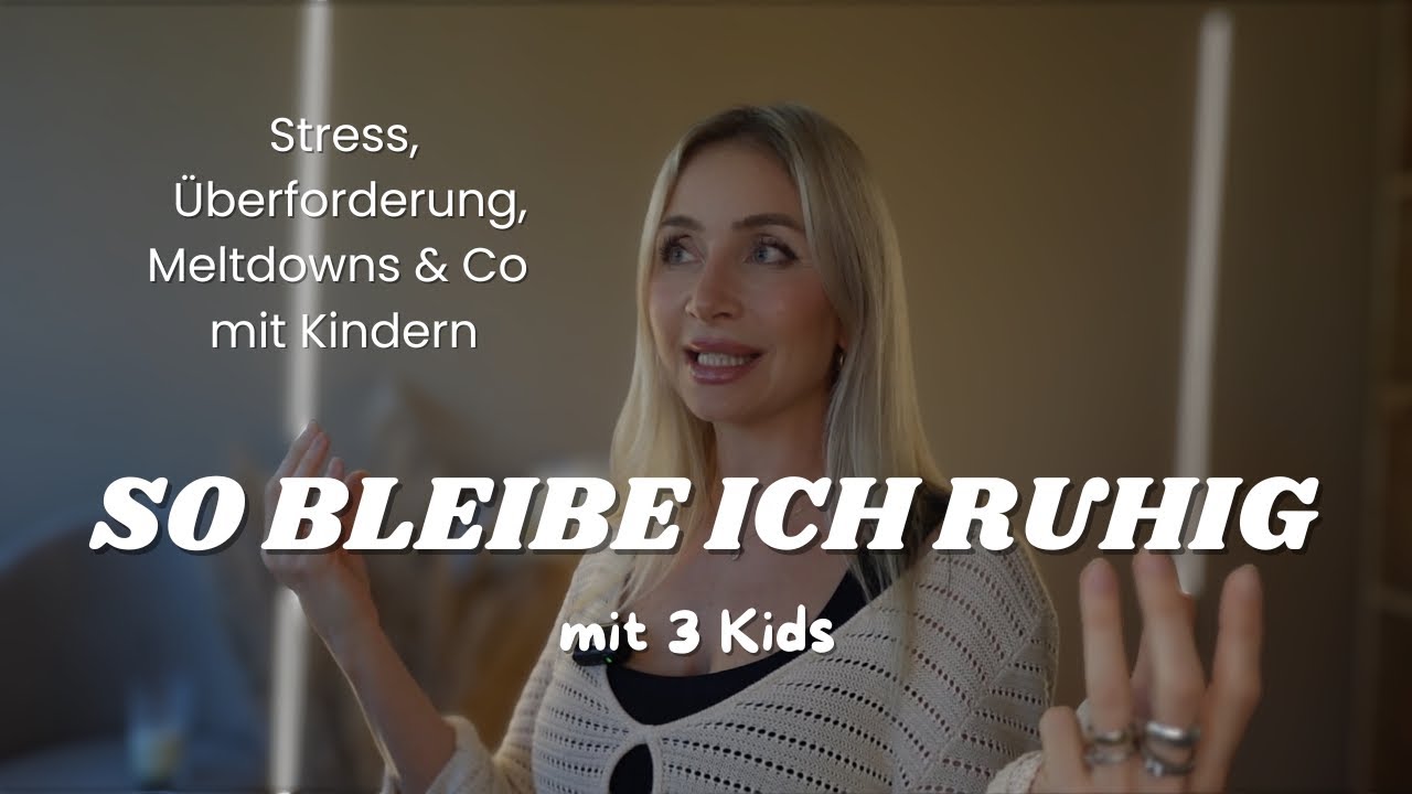 Ruhig bleiben in stressigen Momenten mit Kindern – so reguliere ich mich als Mama