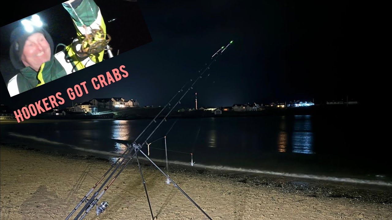 beach fishing at treaddur Bay Anglesey/ Holyhead