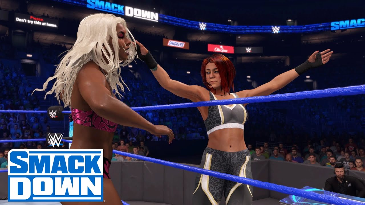 WWE 2K22 SMACKDOWN JADE CARGILL VS BAYLEY