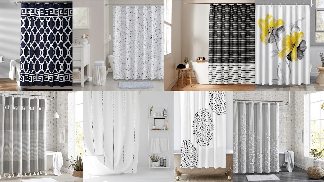 Innovative and Trendy Shower Curtain Designs for Your Bathroom