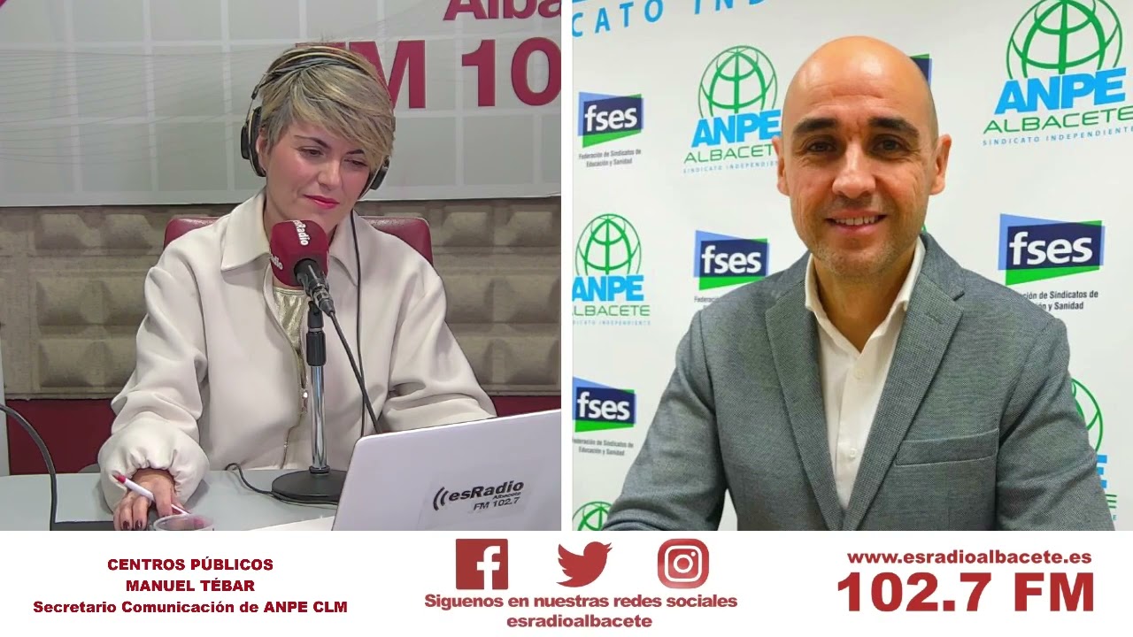 CENTROS PÚBLICOS | MANUEL TÉBAR, Secretario Comunicación de ANPE CLM