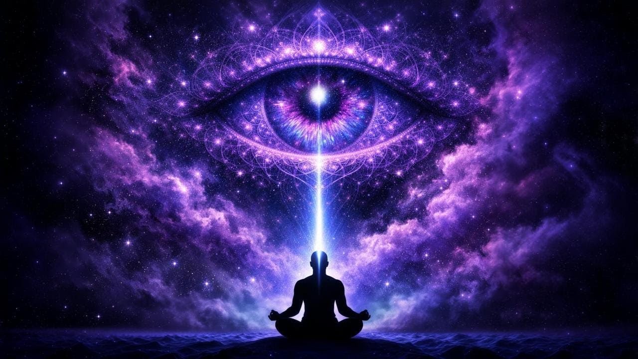 852 Hz | DRITTES AUGE öffnen & Intuition aktivieren | Durchschaue Täuschungen & finde Antworten