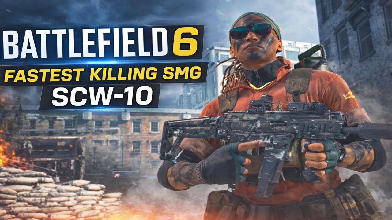 Battlefield 6 Ice Lock Conquest SCW-10 SMG Gameplay Snowy Empire State PS5 Pro 4K HDR
