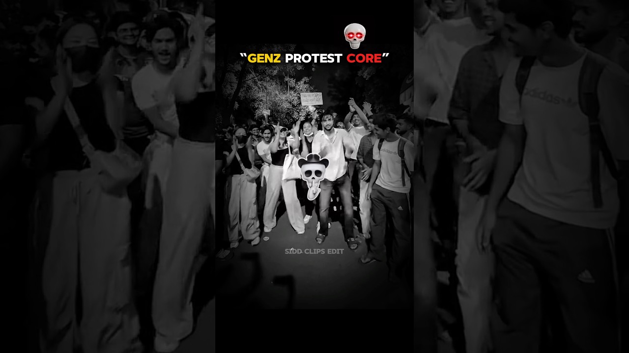 &ldquo;GENZ PROTEST CORE&rdquo;🥶#shorts #protest