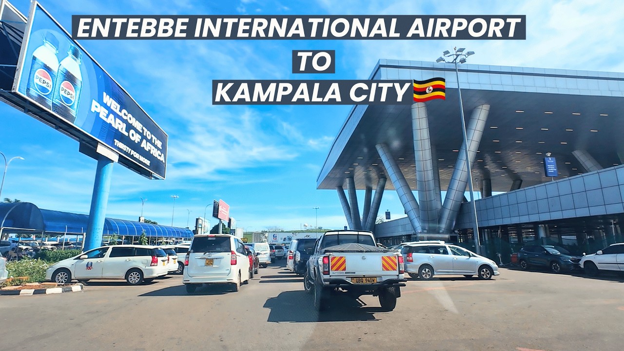 Driving from Entebbe International Airport to Kampala City | WATCH THIS BEFORE YOU VISIT UGANDA! 🇺🇬