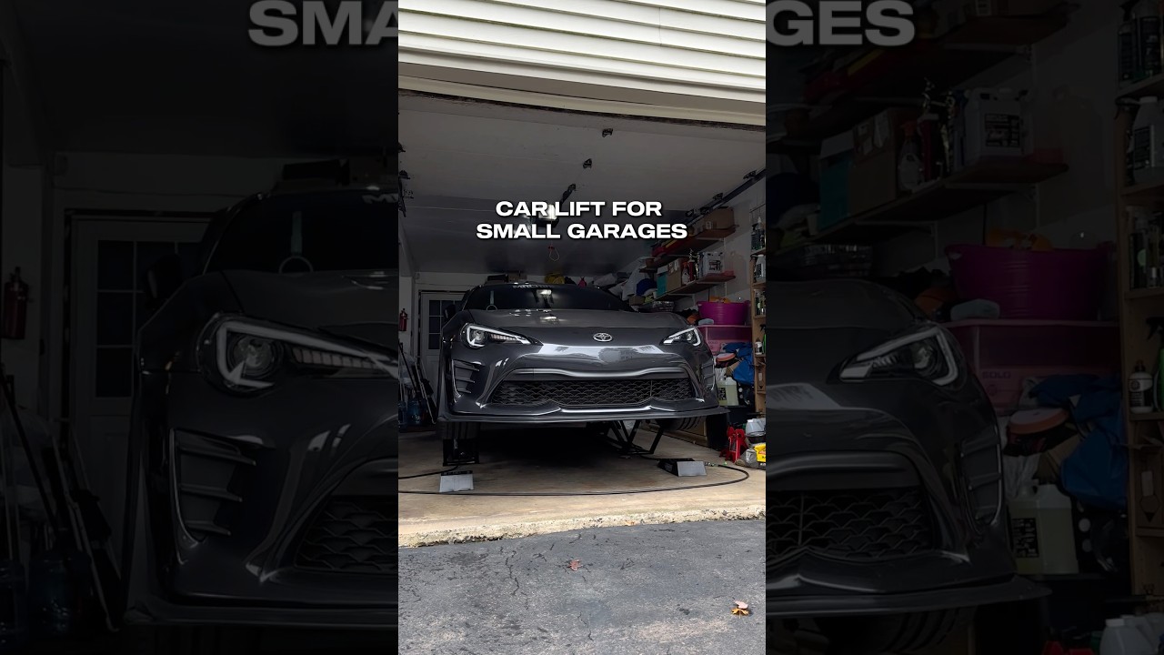 Car lift for small garages (Quickjack 5000TLX) #quickjack #carlift #carmaintenance #diy #carmods #86