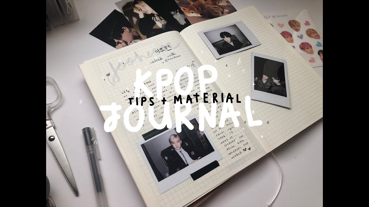 Como empezar tu propio Kpop Journal // materiales, tips + inspo