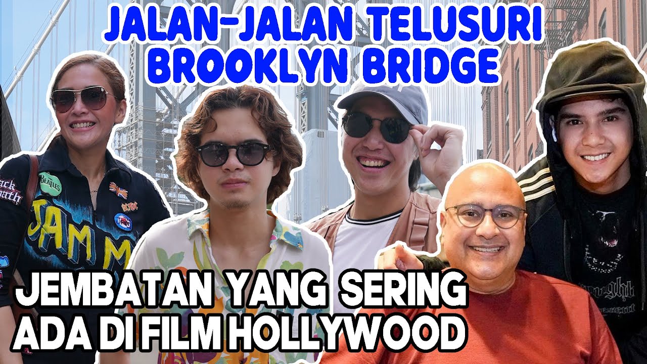 SENSASI LEWATI BROOKLYN BRIDGE, ALA FILM HOLLYWOOD !! WOW, LIAT LANGSUNG PESAWAT MILITER AMERIKA!!