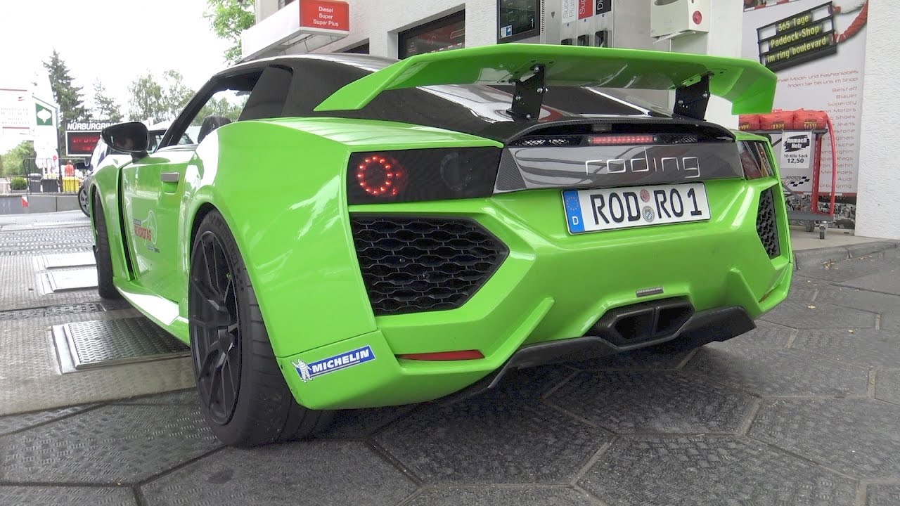 RARE Roding Roadster driving at the N&uuml;rburgring