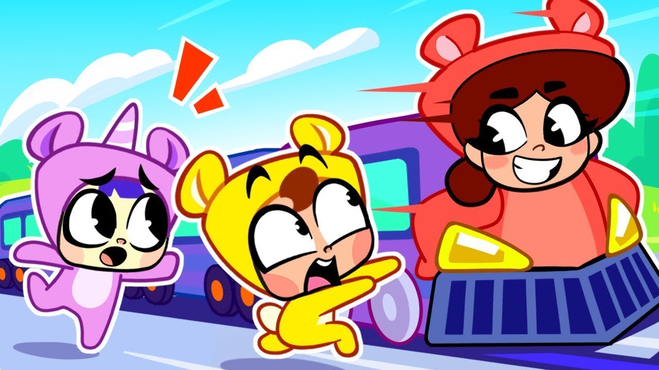 Mommy Train, Don't Leave Me! 🚂 Safety Rules for Kids 🚨 Useful Cartoons for Kids & Nursery Rhymes