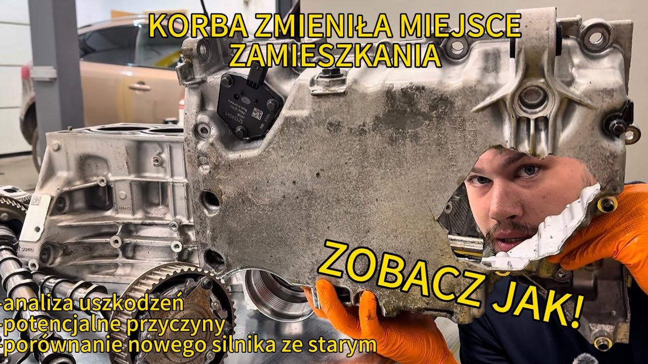 Kompletna destrukcja silnika z przebiegiem 4000km. NOWY ZŁOM