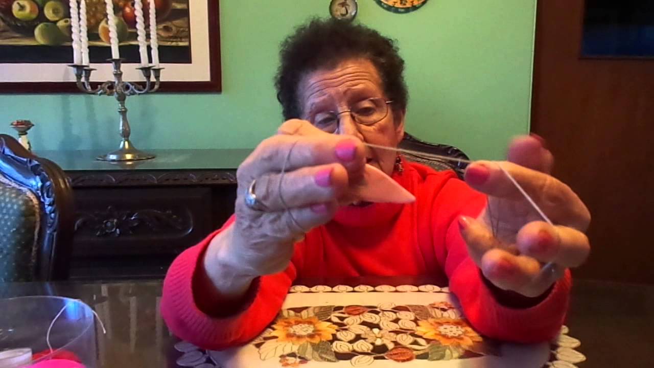 APRENDAMOS A TEJER FRIVOLIDAD, LECCI&Oacute;N 1 PUNTOS B&Aacute;SICOS DEL TEJIDO  -WE LEARN TO KNIIT  FRIVOLITY