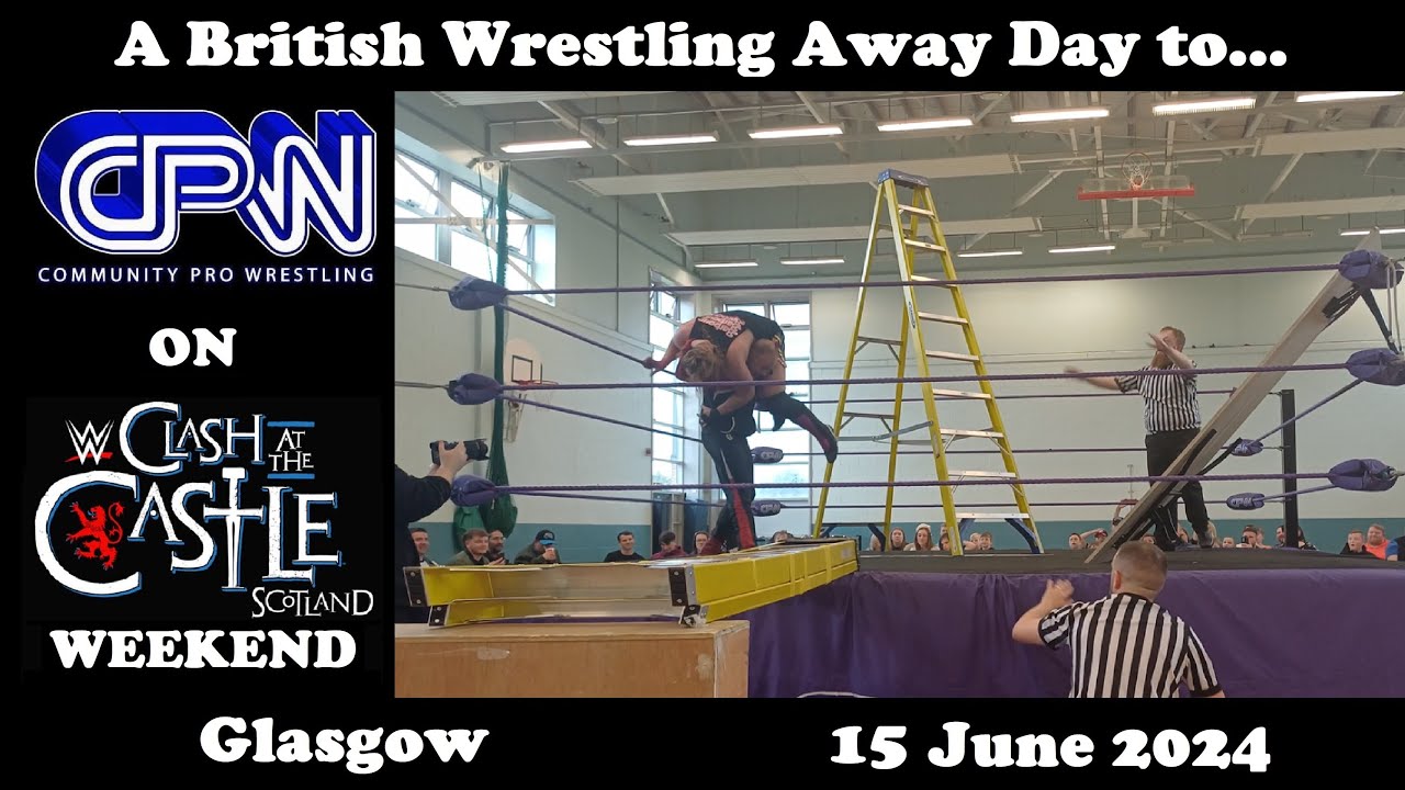 Community Pro Wrestling in Glasgow Before WWE Clash At The Castle | A British Wrestling Away Day