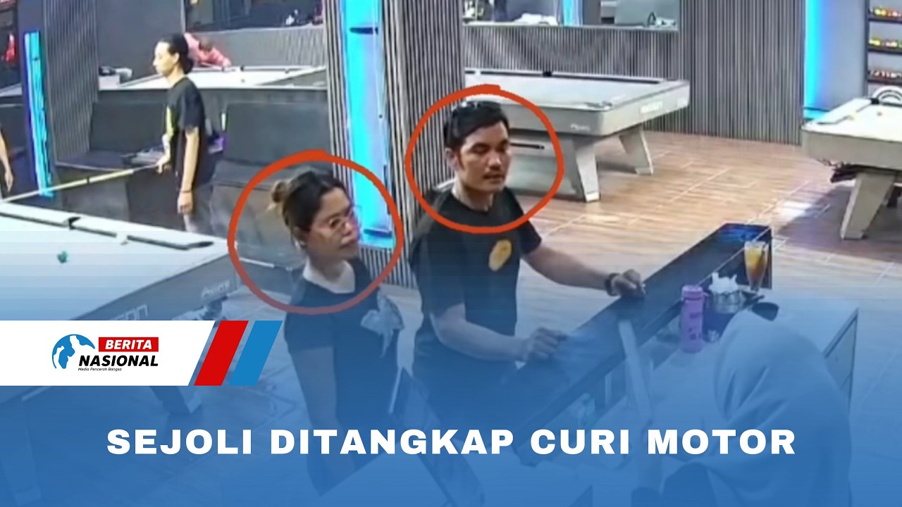 Sejoli Ditangkap Curi Motor