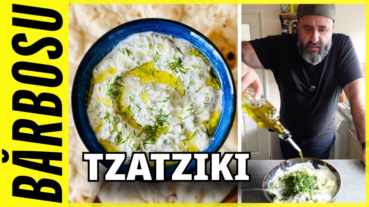 TZATZIKI | Reteta de sos Grecesc cu castraveti si iaurt