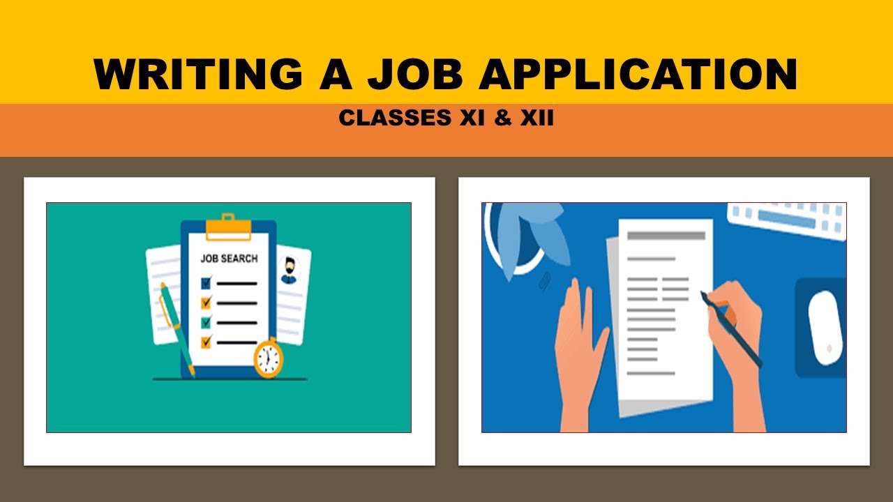 How to write a Job Application | Classes XI & XII | Format | Example | Practice Question