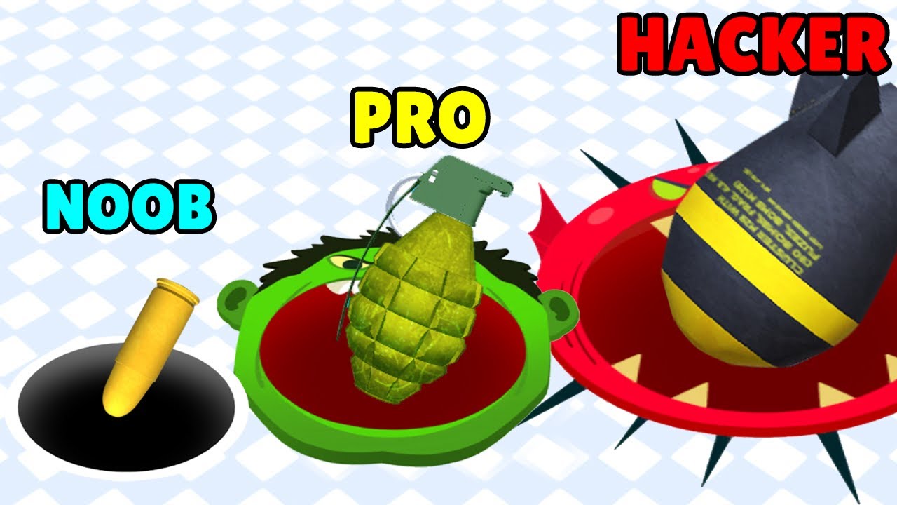 Attack Hole! NOOB vs PRO vs HACKER