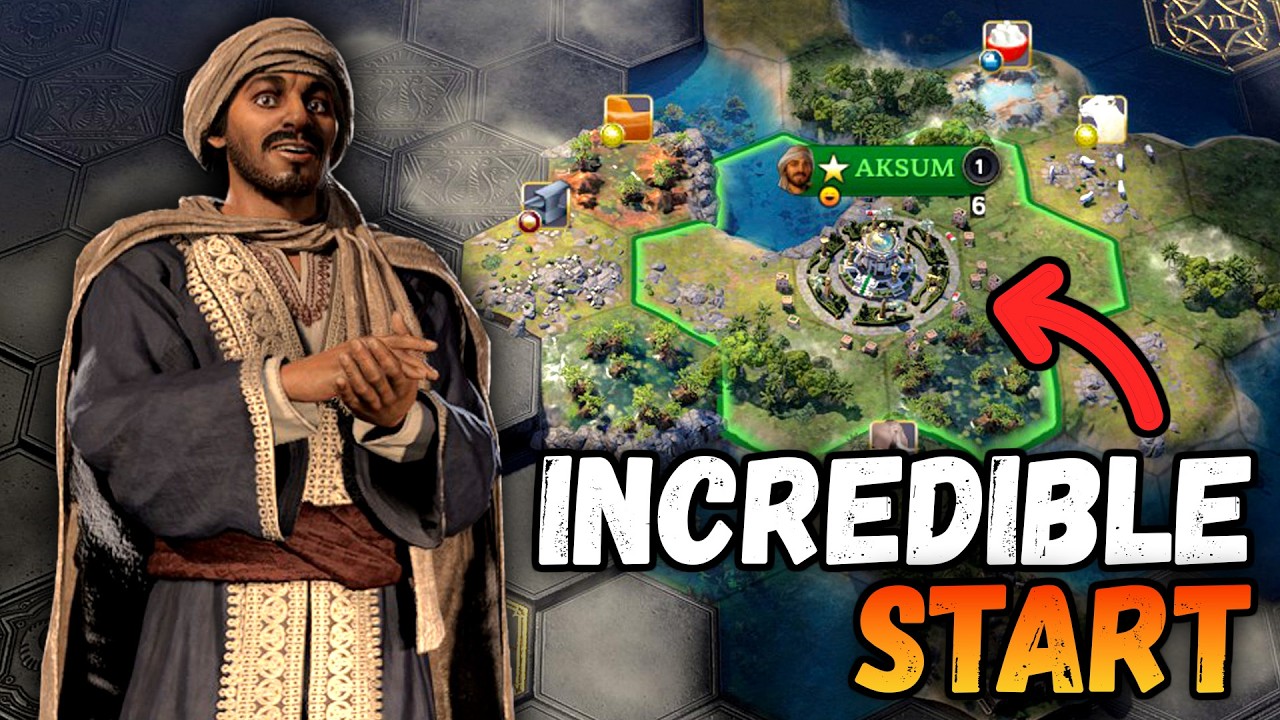 I found an INCREDIBLE Askumite Start as Ibn Battuta In Civ 7!