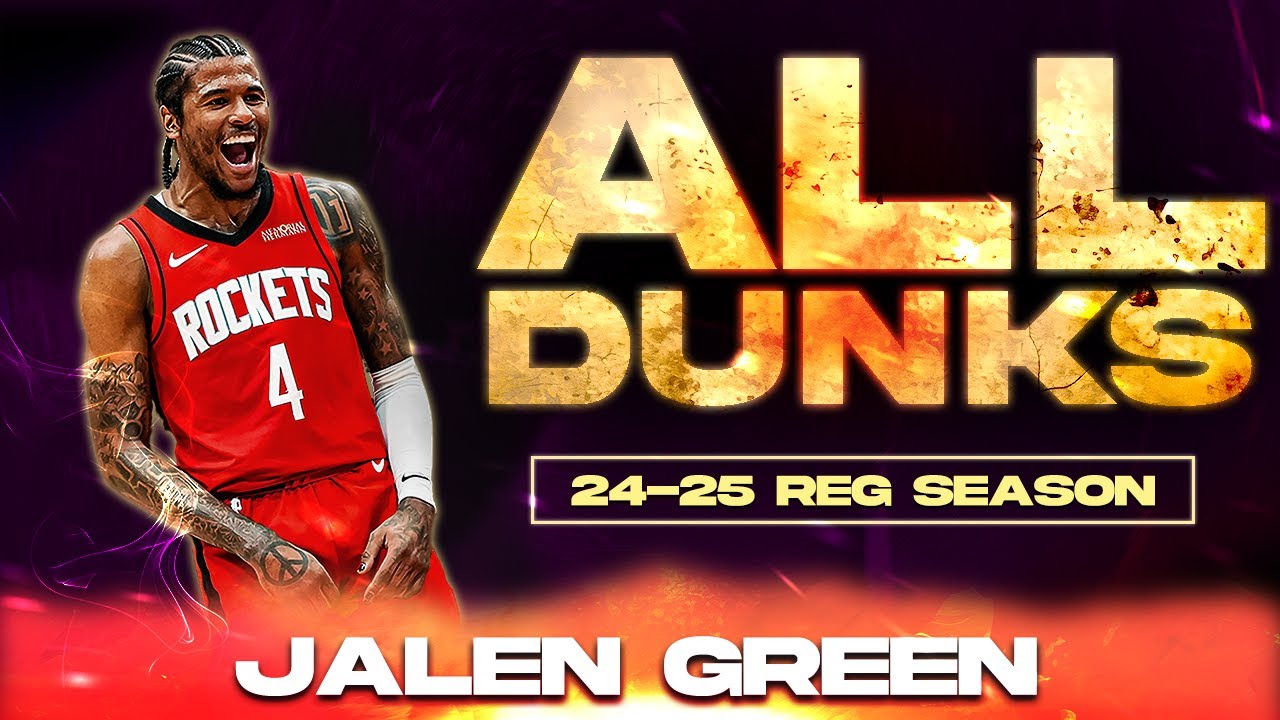 ALL DUNKS | Jalen Green's 2025 Season 🔥 Every Dunk!