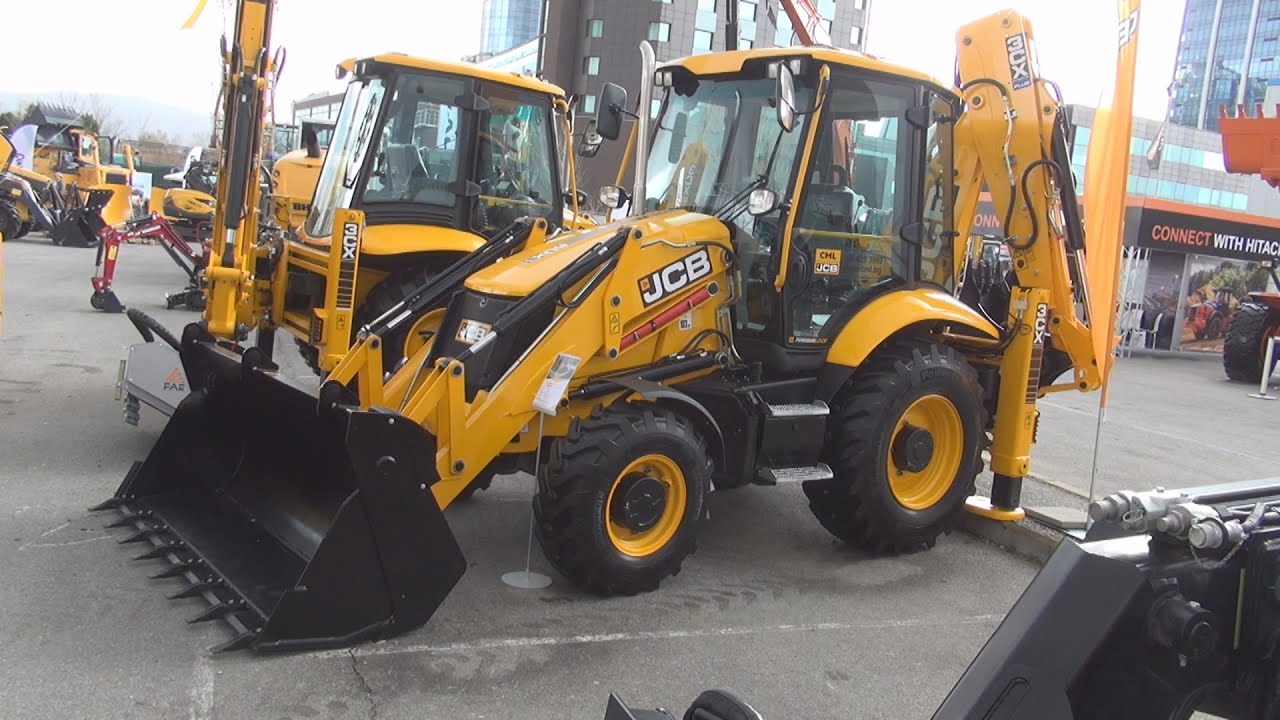 Экскаватор-погрузчик JCB 3CX Plus (2022) Экстерьер и интерьер