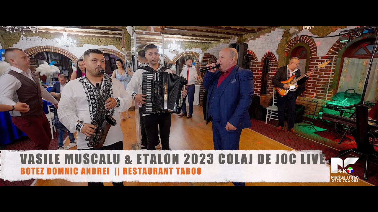 || 4K || Vasile Muscalu si Formatia Etalon 2023 Live botez Dominic Andrei