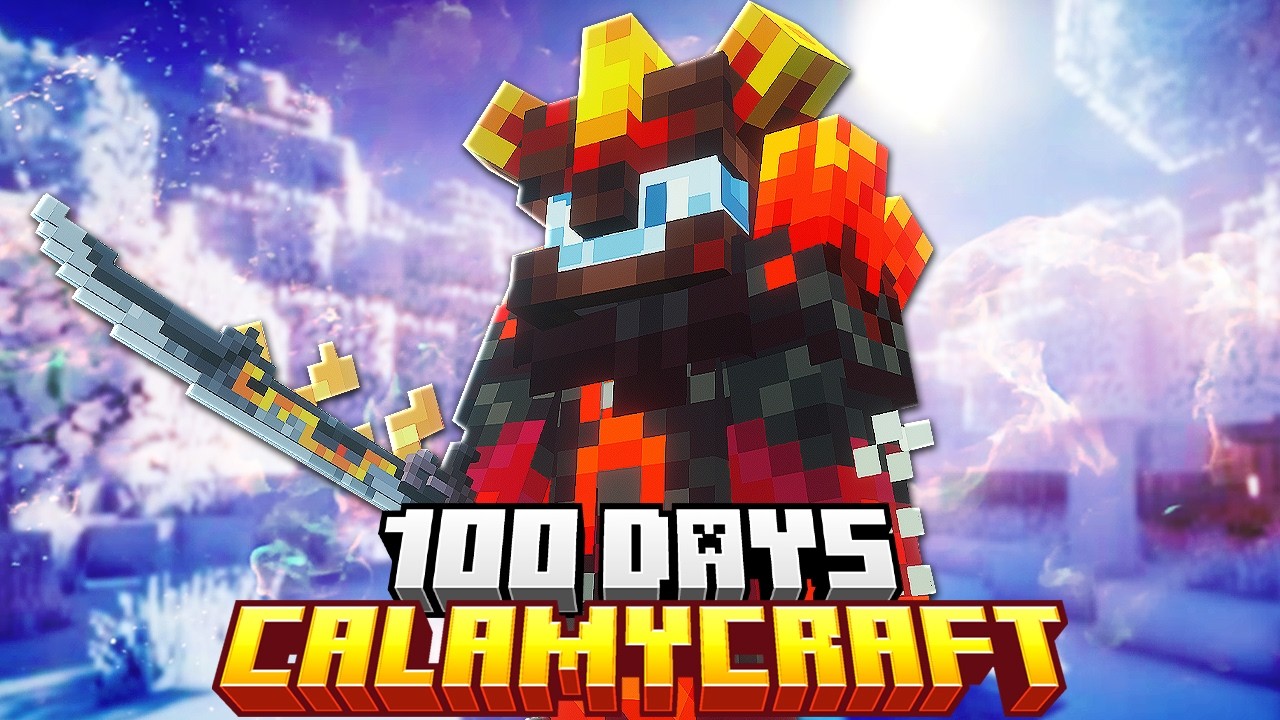 I Spent 100 Days in CALAMYCRAFT