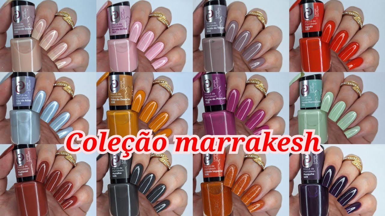 ESMALTE CORA COLEÇÃO PRA LÁ DE  MARRAKESH LANÇAMENTO