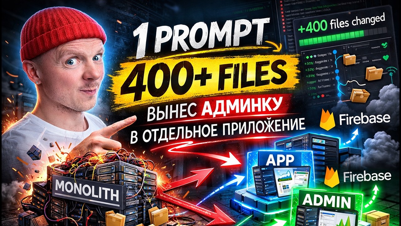 Я вынес админку в отдельное приложение за 1 промпт