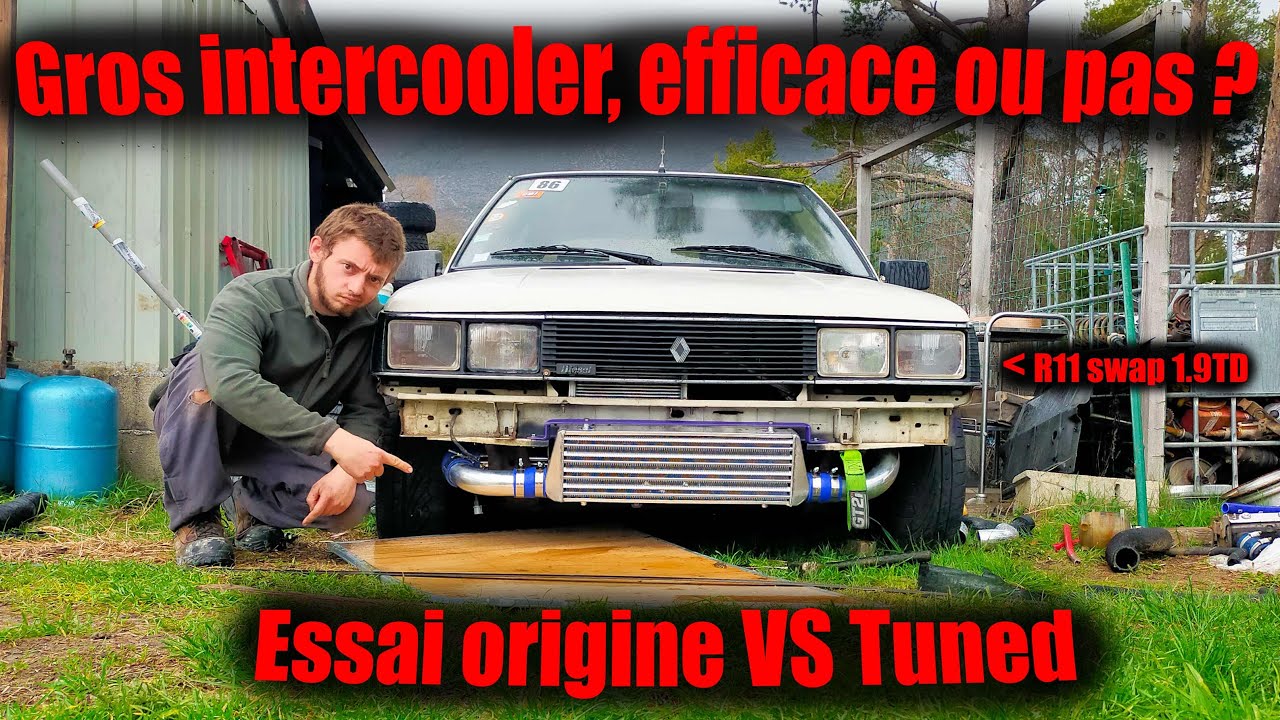 SOUFFLER c'est bien ! de l'air FROID c'est mieux ! Tuto complet montage intercooler @maxpeedingrods