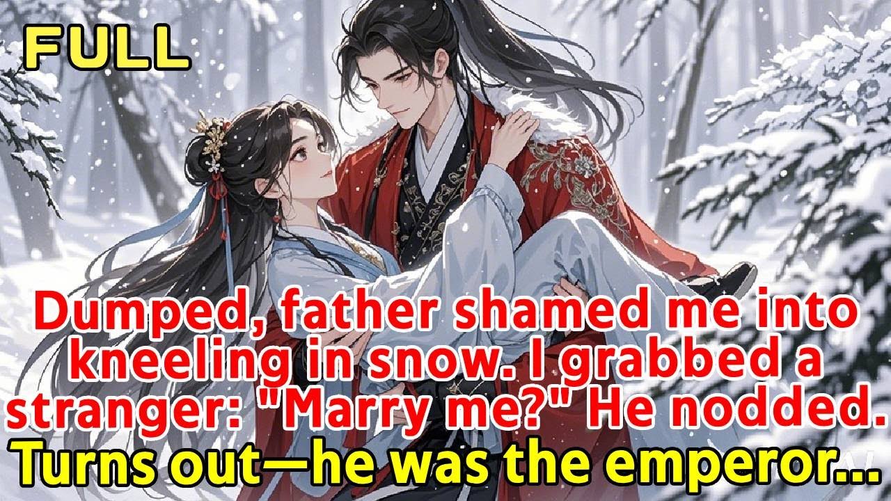 Dumped, father shamed me into kneeling in snow. I grabbed a stranger: 