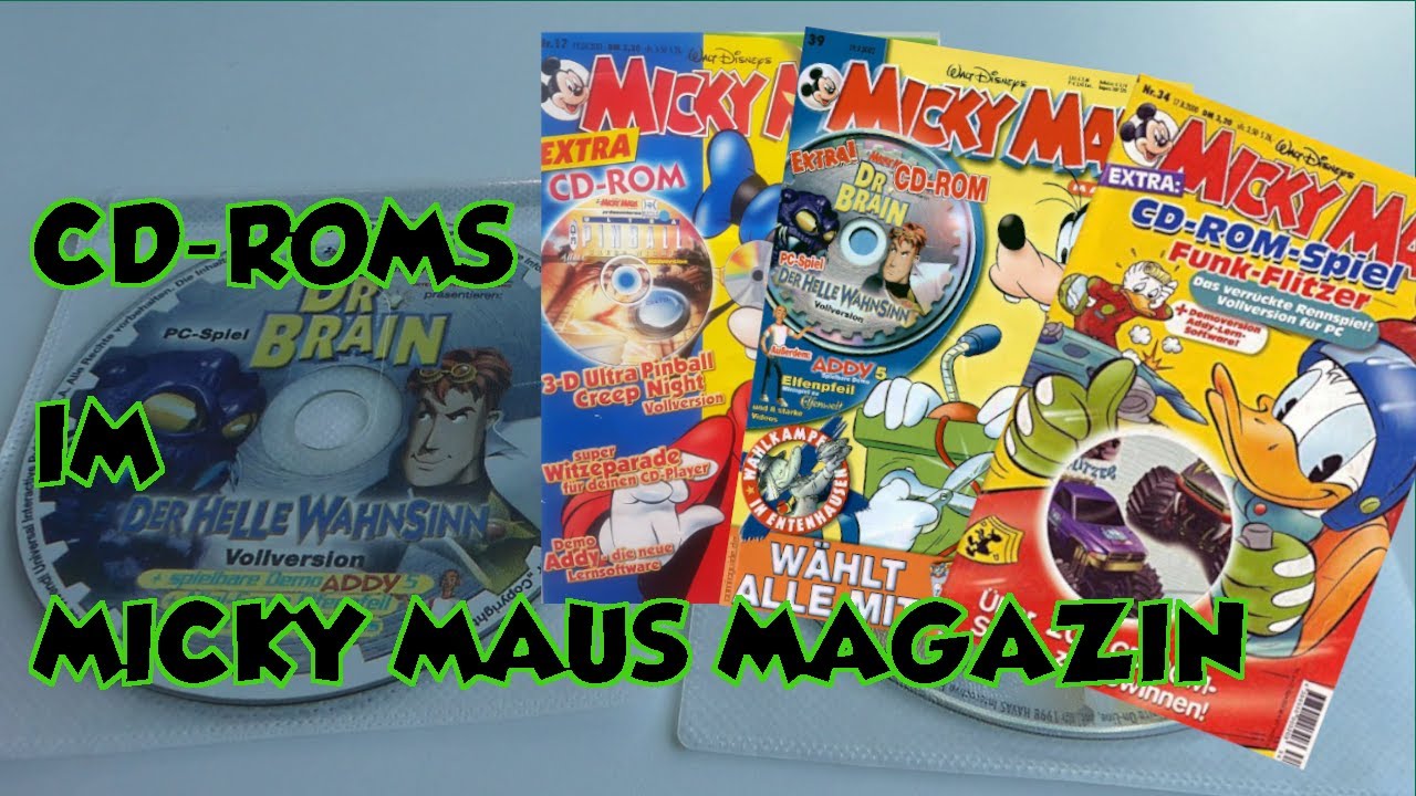 CD-Roms im Micky Maus Magazin