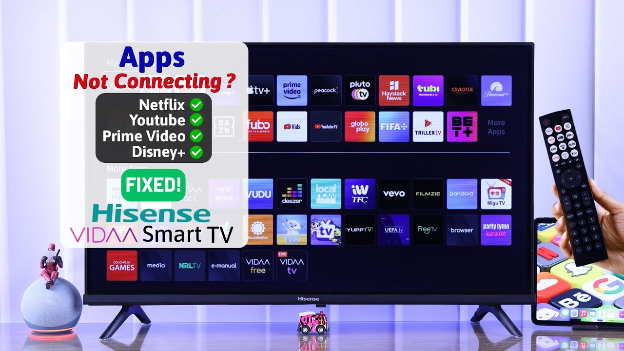 Hisense VIDAA Smart TV: приложения не работают? - Исправлено: YouTube, Netflix, Disney Plus и т. д.
