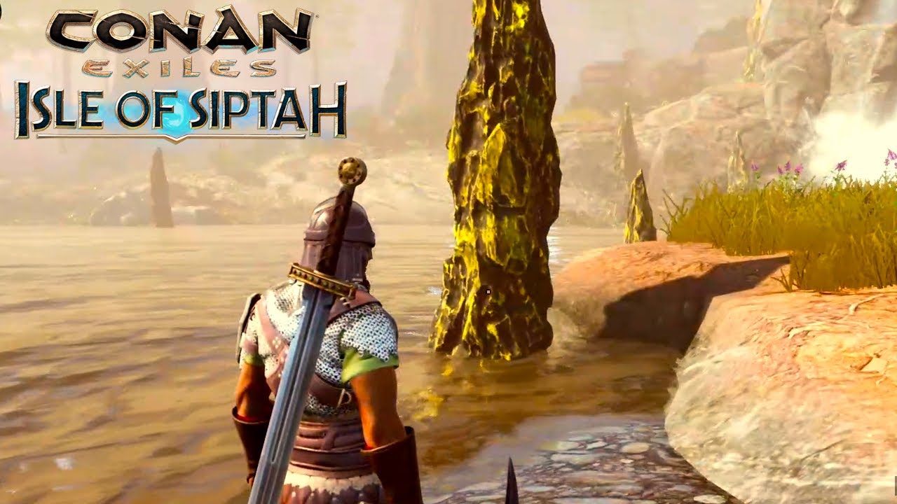 Conan Exiles #13 - Złoto, srebro, siarka i wilkołaki / Isle of Siptah